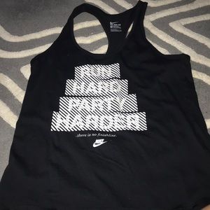 Run hard party harder Nike tank